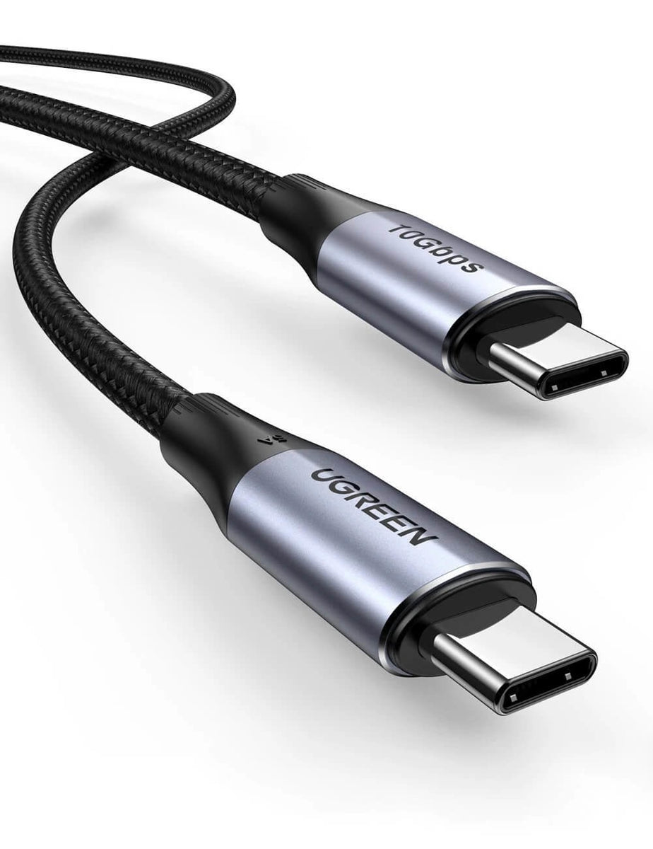 Ugreen USB-C to USB-C 3.1 Gen.2 Charging Cable US355🔌 100 W, Power  Delivery, 10Gbps, 4K, 5A – Office Human